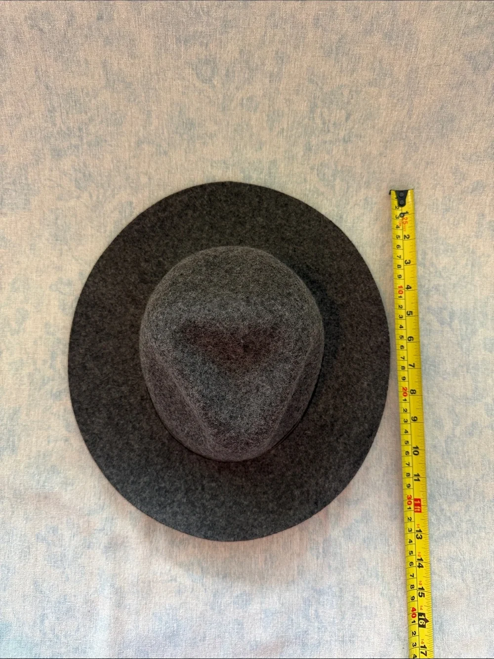 Ecoté Wool Fedora Gray Charcoal